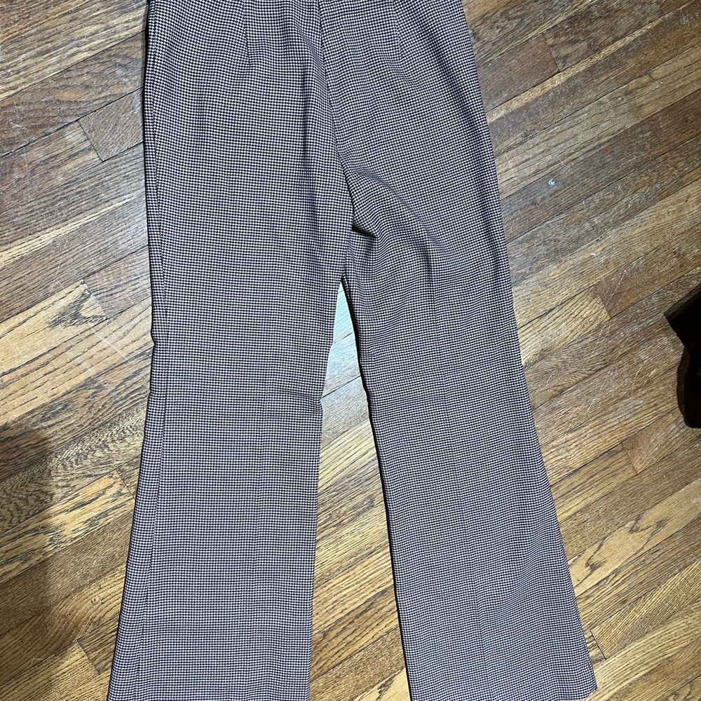 Ann Taylor Brown Houndstooth pants - Picture 4 of 7
